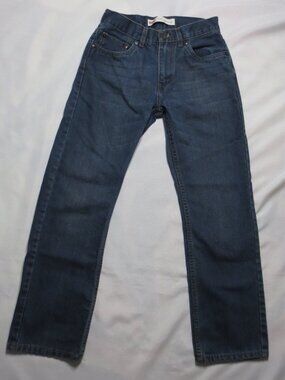 LEVI’S 505 boys REGULAR denim JEANS cowboy WESTERN blue SIZE 14 SLIM